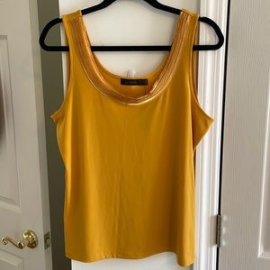 The limited yellow tank blouse